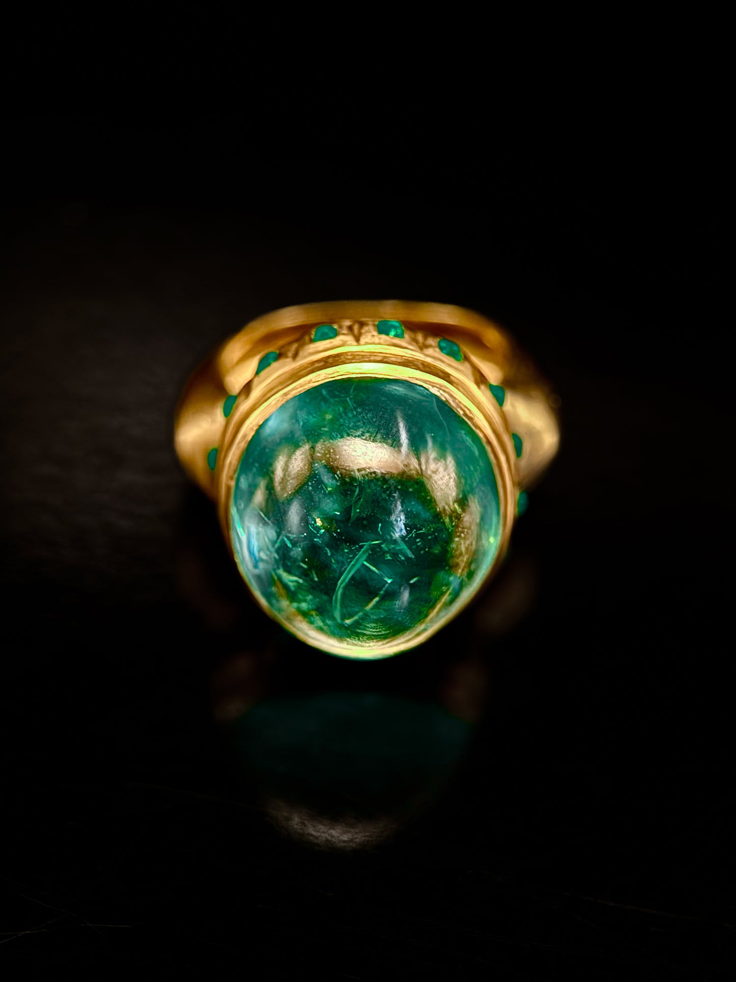 Aquamarine ring