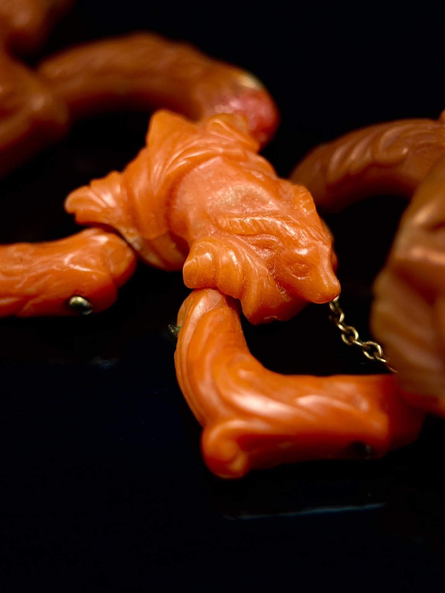 Bracelet créatures en corail