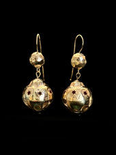 Boucles d'oreilles sphériques