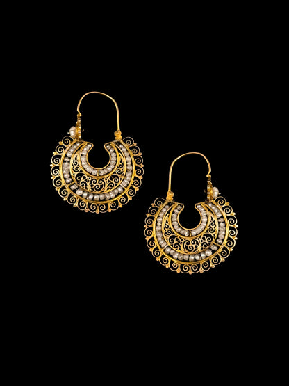 Antique spanish earrings