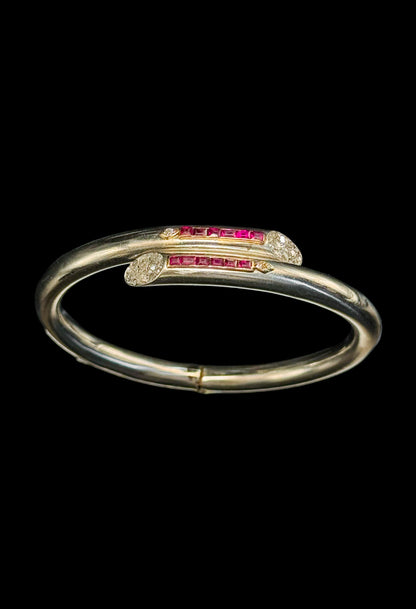 Bracelet Art déco en platine