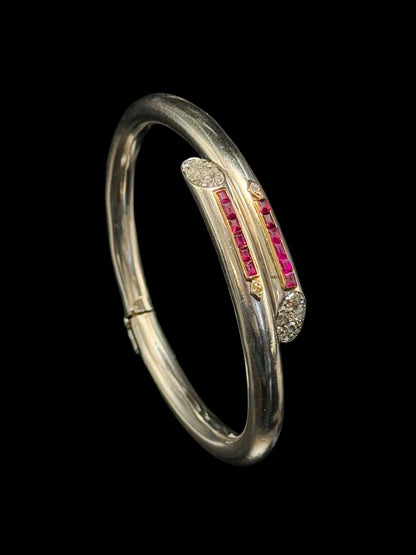 Bracelet Art déco en platine