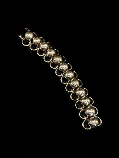 Art deco sphere bracelet
