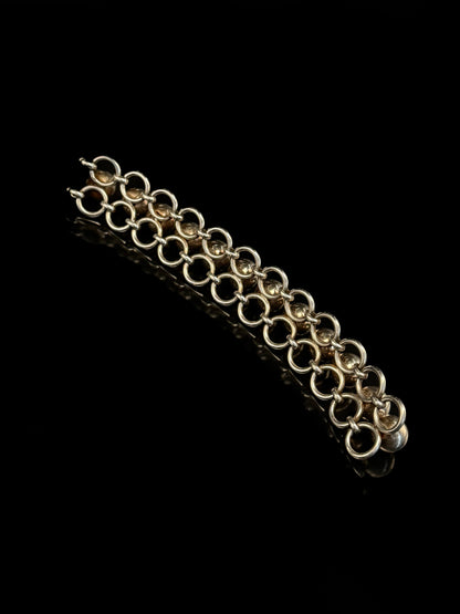 Art deco sphere bracelet
