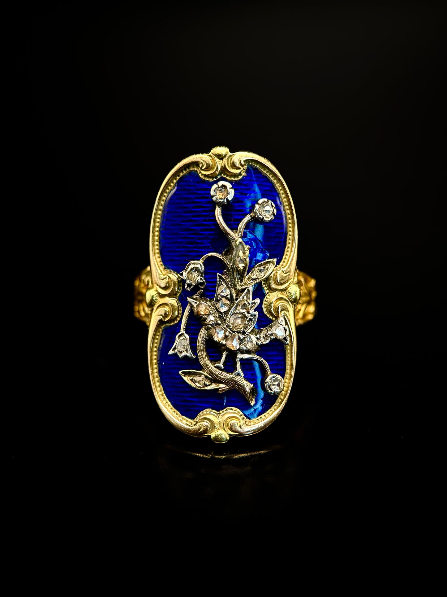 Bague Art nouveau oiseau
