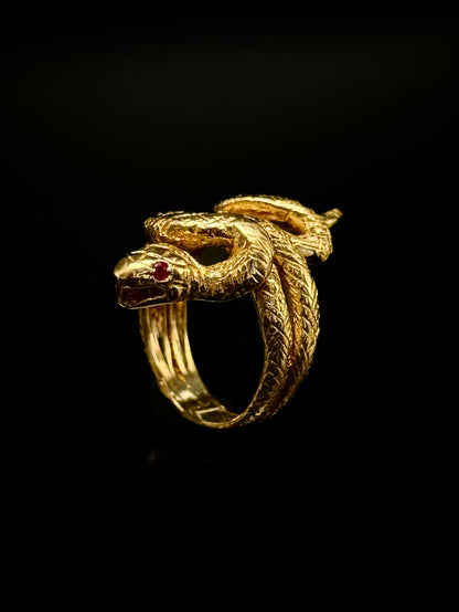 Bague serpent Art nouveau