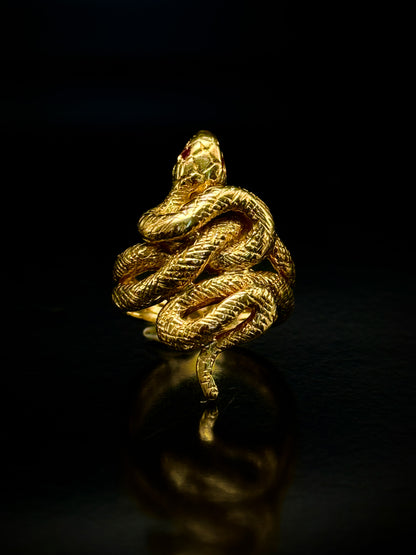 Bague serpent Art nouveau
