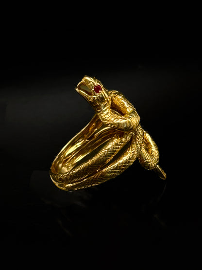 Bague serpent Art nouveau