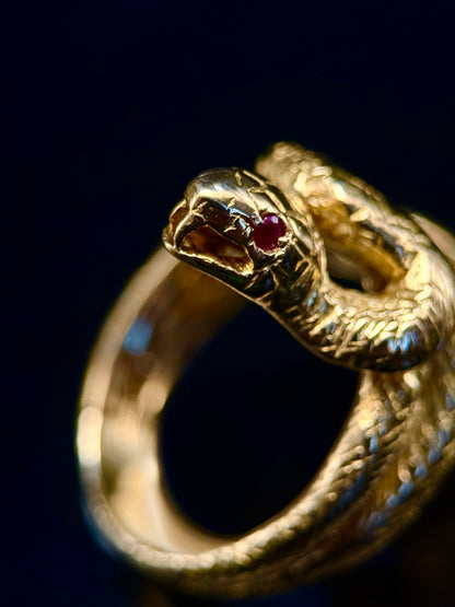 Bague serpent Art nouveau