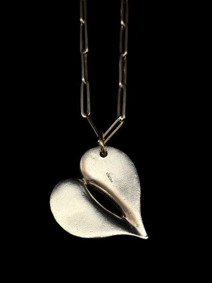 Heart erotic necklace