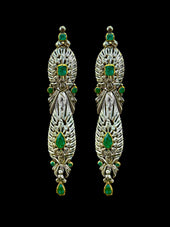 Catalan emerald earrings