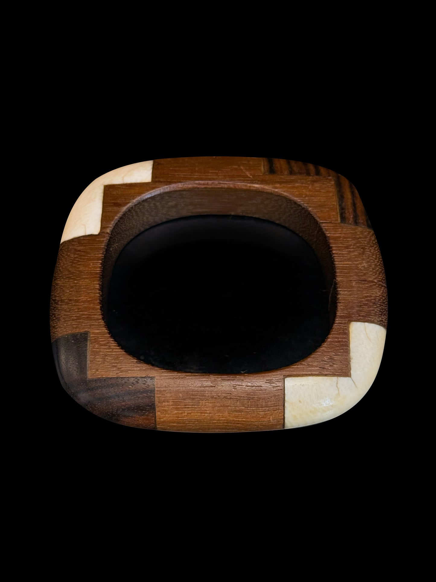 Wood and ebony bracelet
