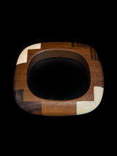Wood and ebony bracelet