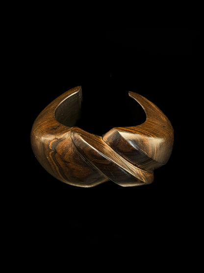 Wood cuff bracelet