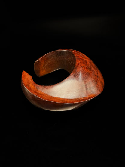 Wood cuff bracelet