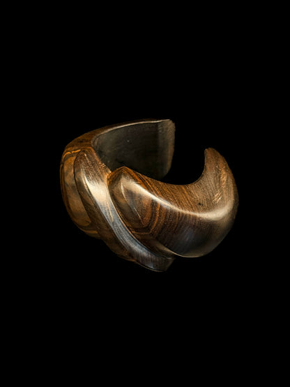 Wood cuff bracelet