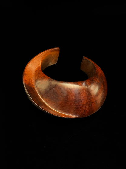 Wood cuff bracelet
