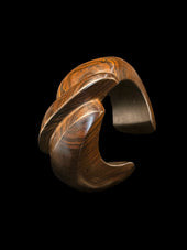Wood cuff bracelet