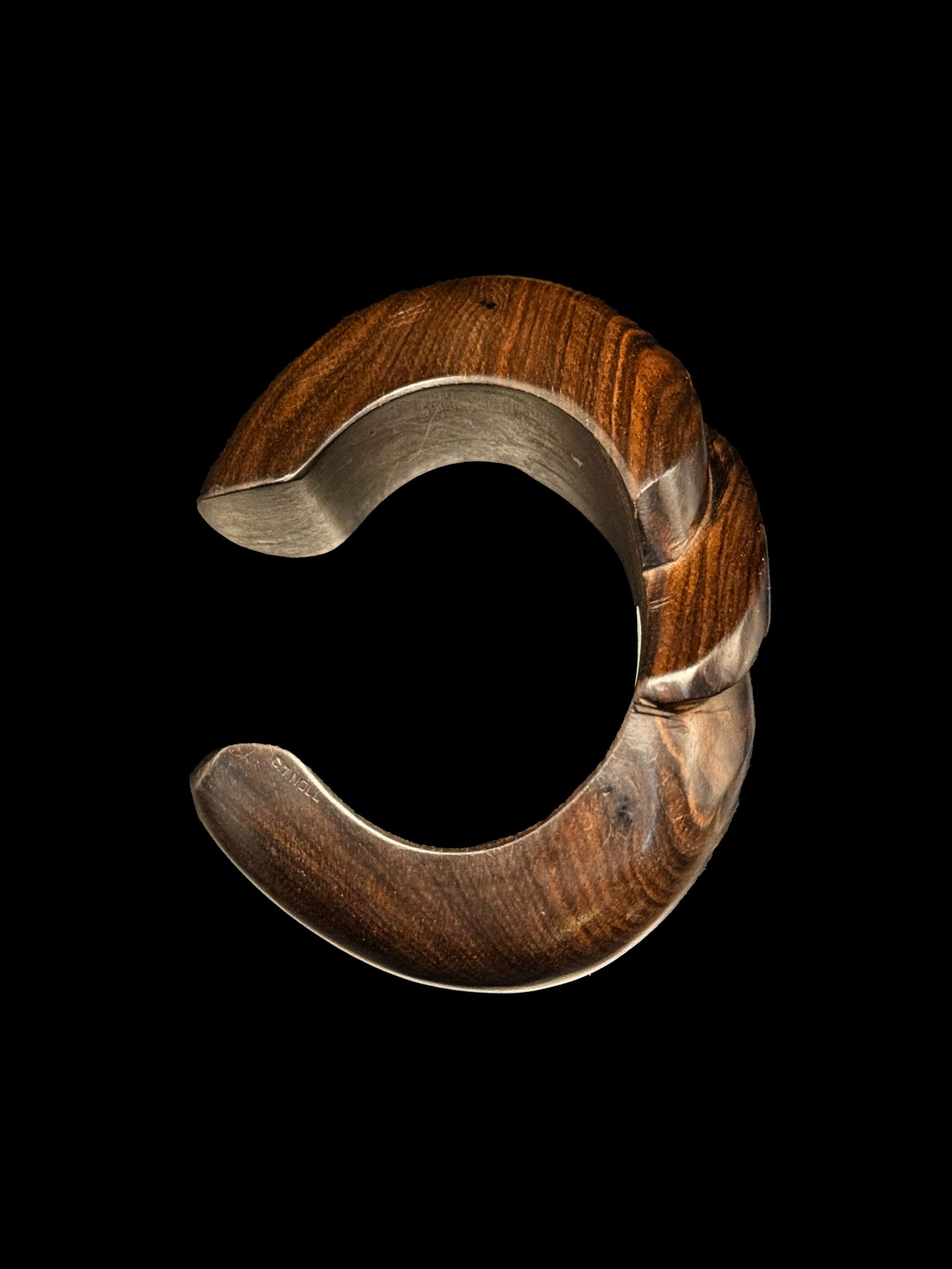 Wood cuff bracelet