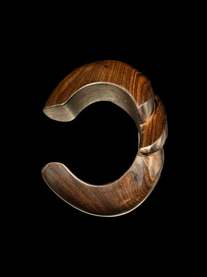Wood cuff bracelet