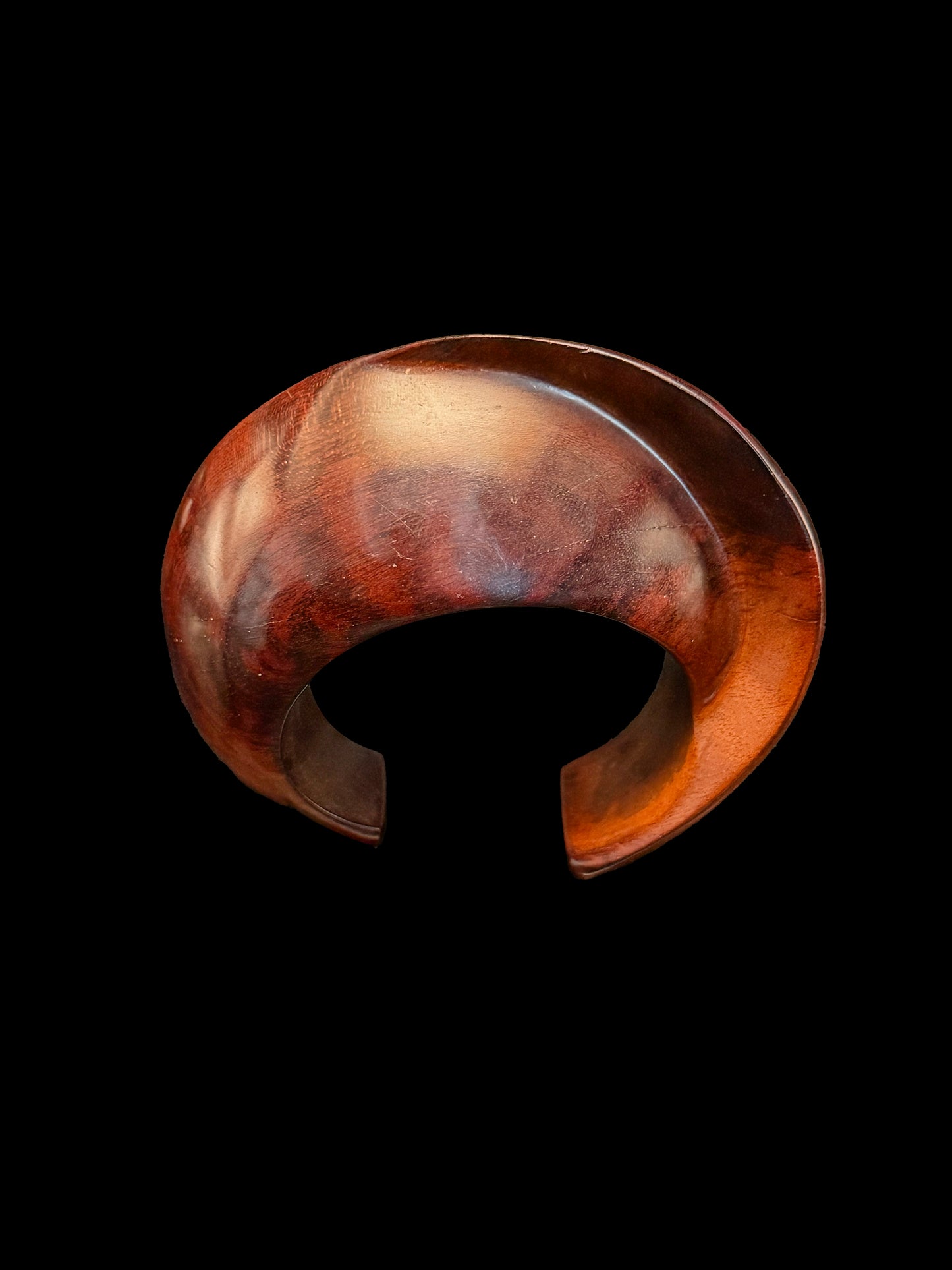 Wood cuff bracelet