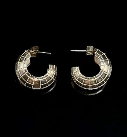 Disco ball earrings