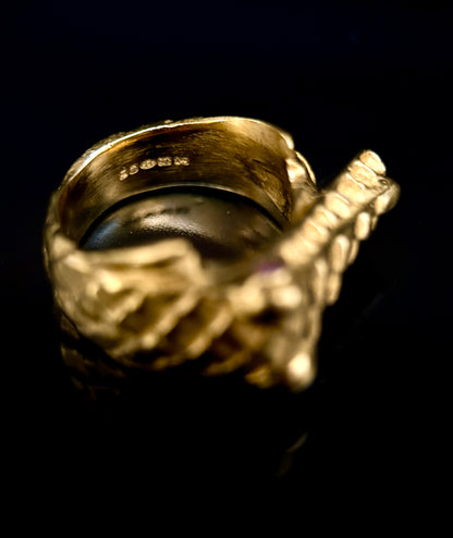 Bague crocodile