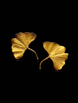 Boucles d'oreilles "Ginkgo"