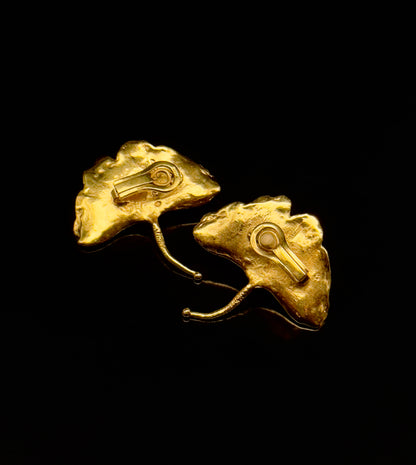 Boucles d'oreilles "Ginkgo"