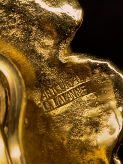 Boucles d'oreilles "Ginkgo"