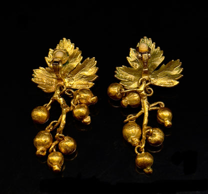 Groseilles earrings