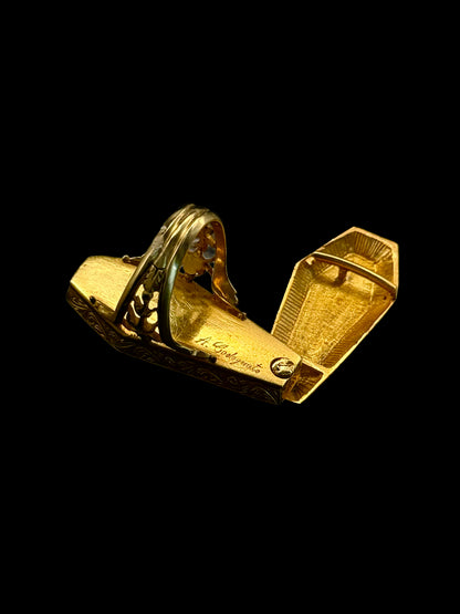 Bague memento mori