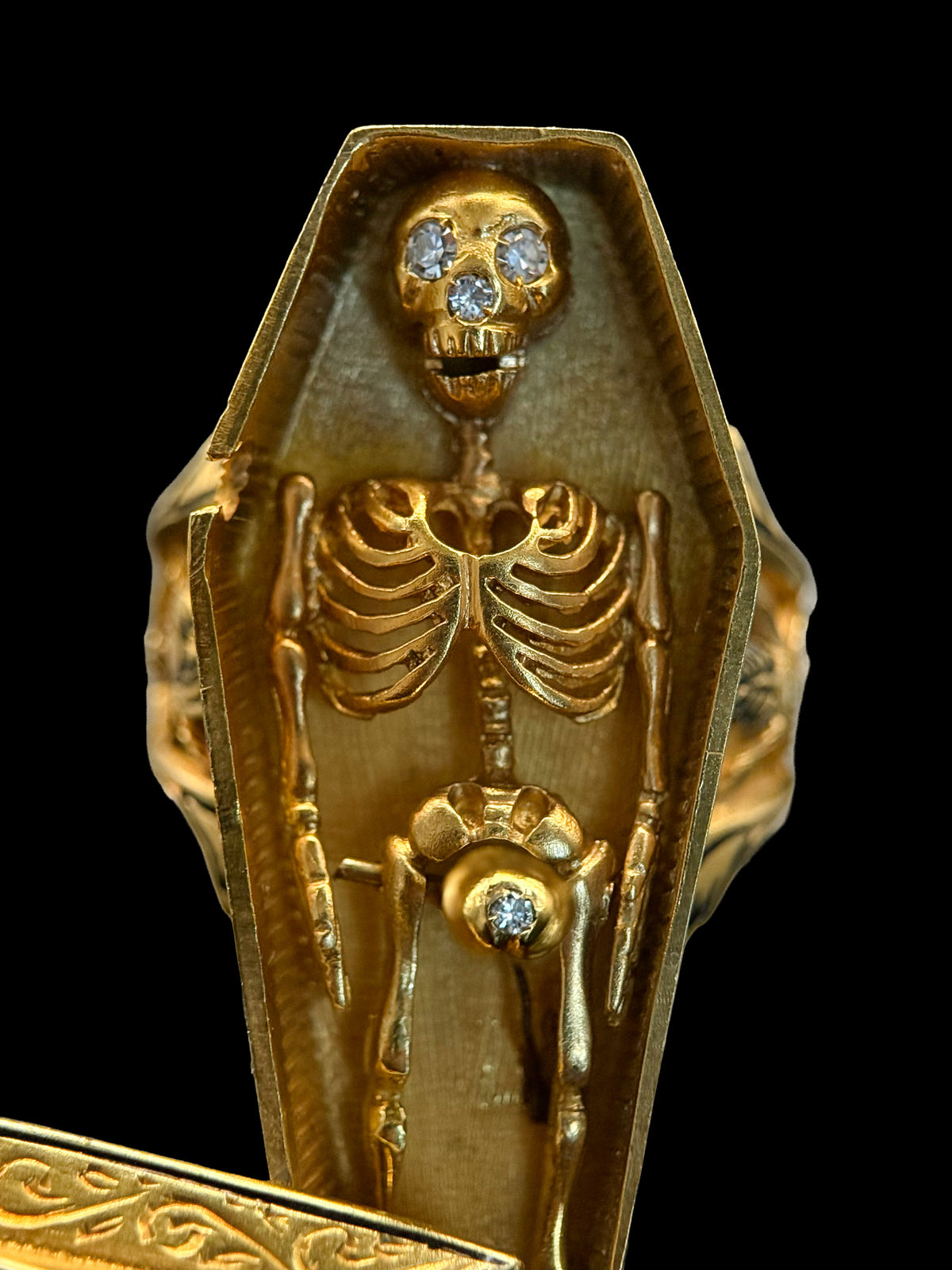 Bague memento mori