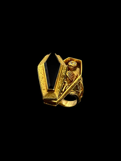 Bague memento mori