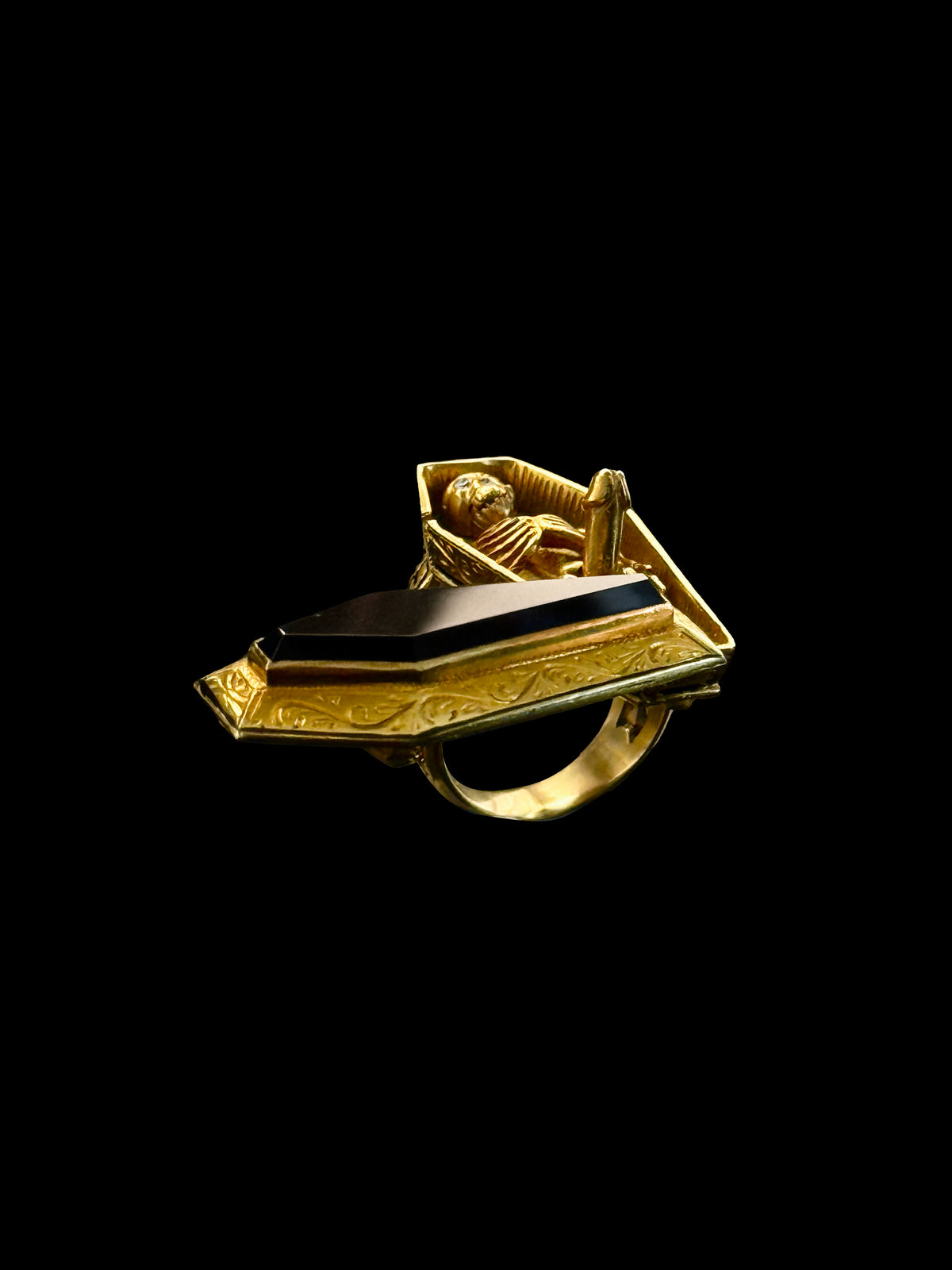 Bague memento mori