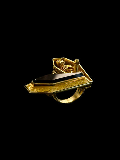 Bague memento mori