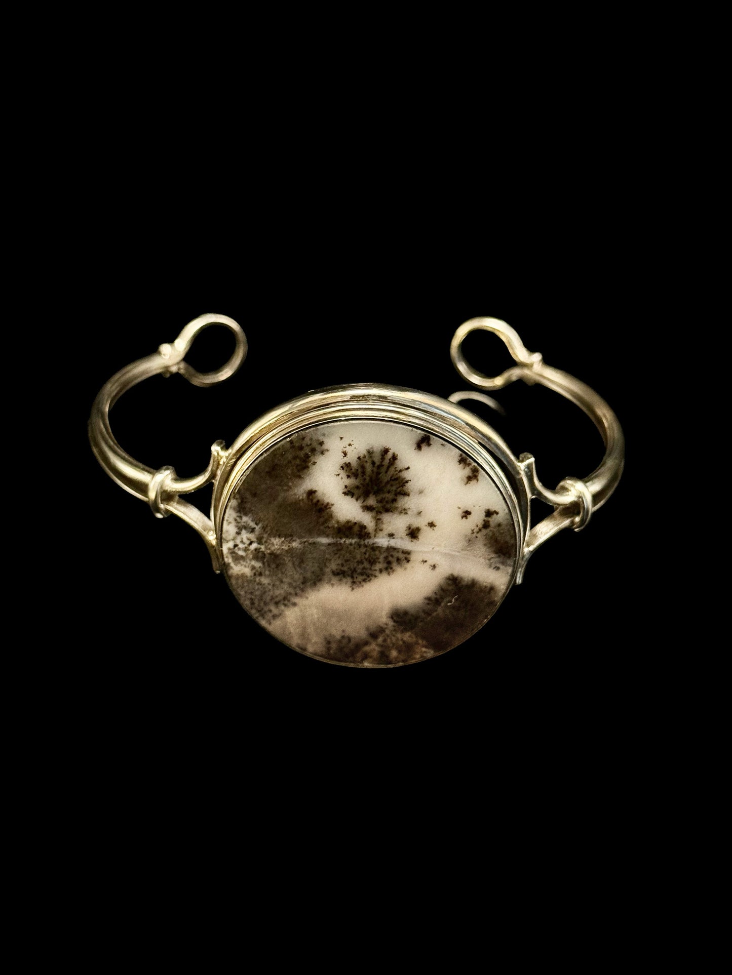 Bracelet en agate dendritique