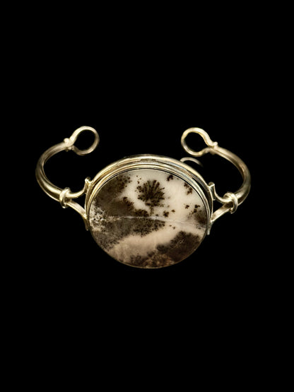 Bracelet en agate dendritique