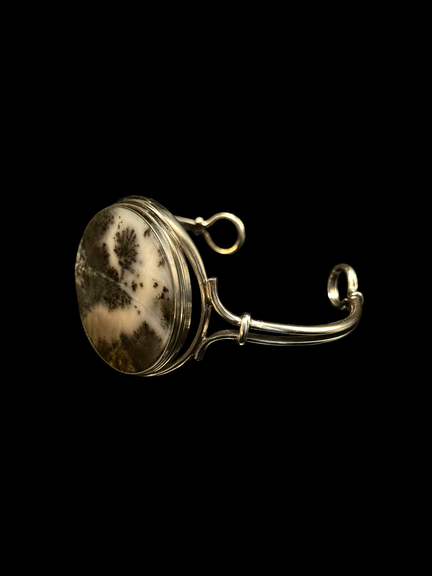 Bracelet en agate dendritique