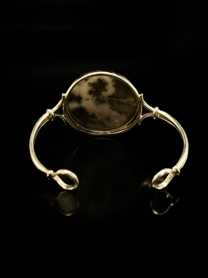 Bracelet en agate dendritique