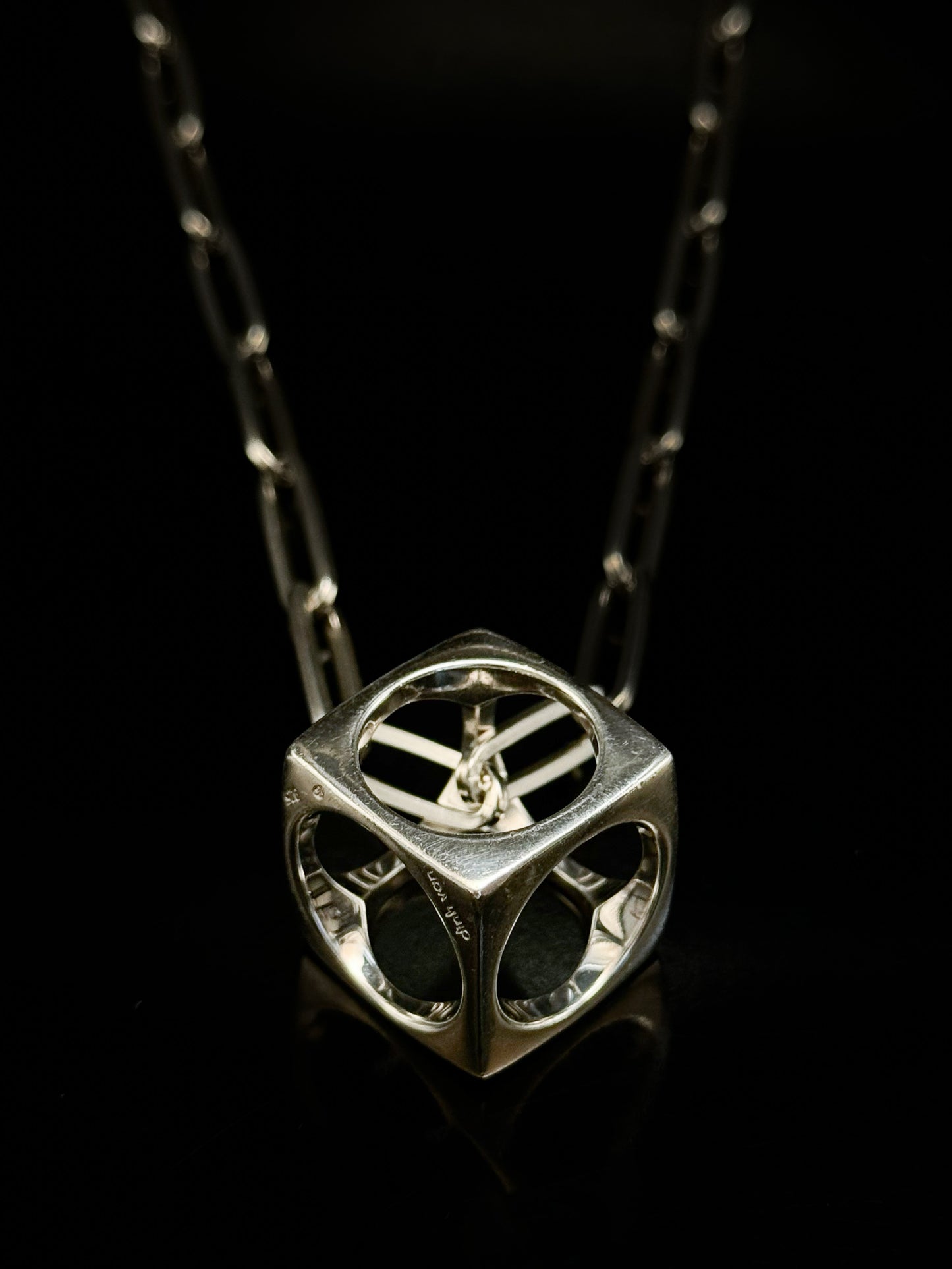 Cube necklace