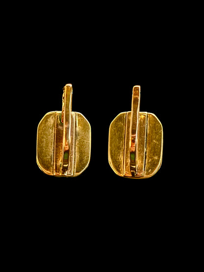 Dormeuses cameo earrings