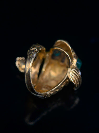 Fish gold ring
