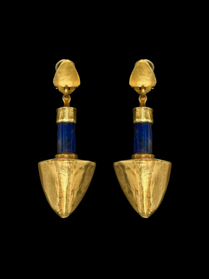 Boucles d'oreilles lapis-lazuli
