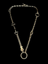 Collier "Chain detail ring"