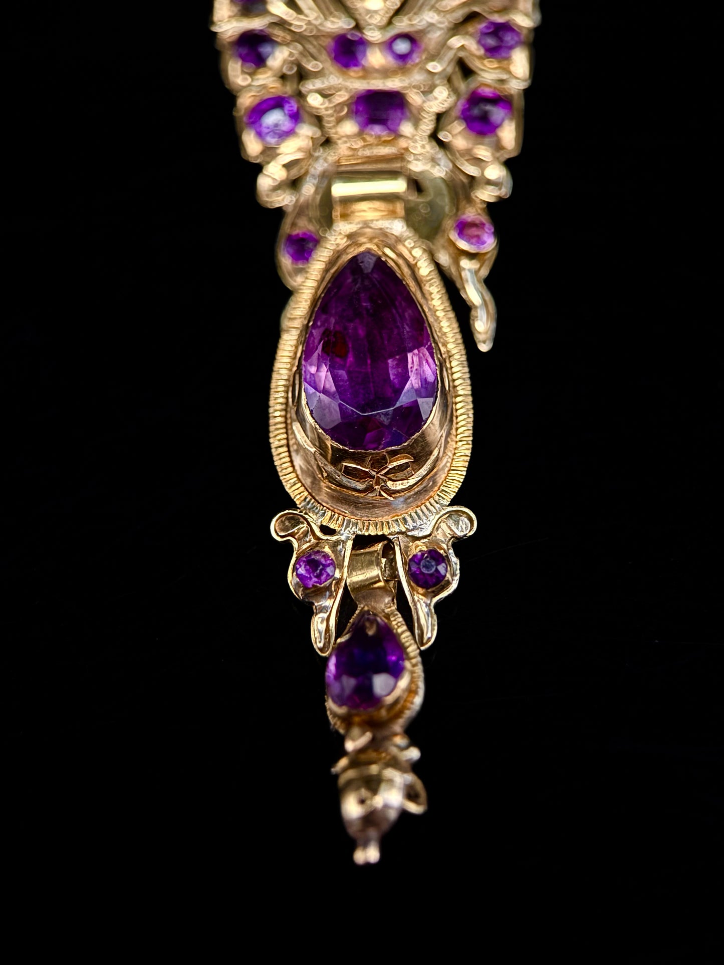 Iberian amethyst earrings