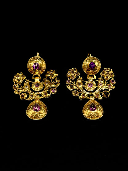 Iberian girandole earrings