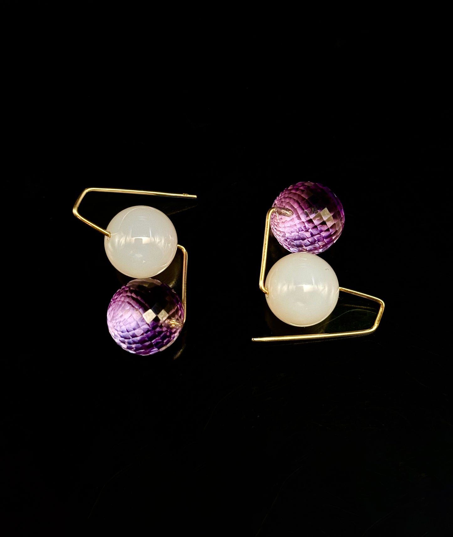 Boucles d'oreilles "Olympe" M