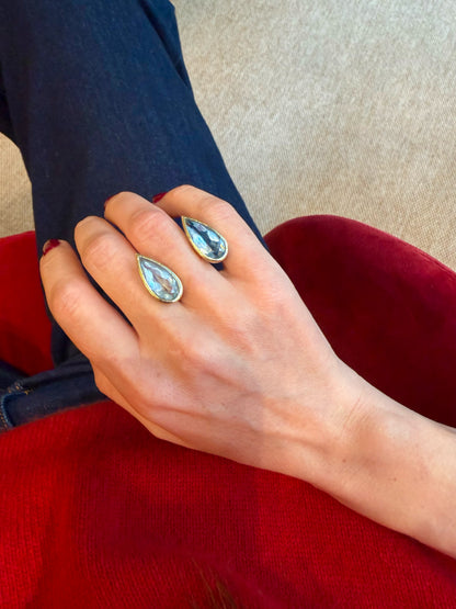 Aquamarine ring