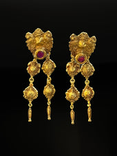 Boucles d'oreilles indiennes "mariage"